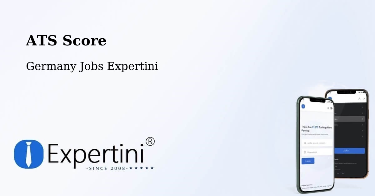 Resume ATS Score & Job Description Match Tool – Britten - Germany Jobs Expertini