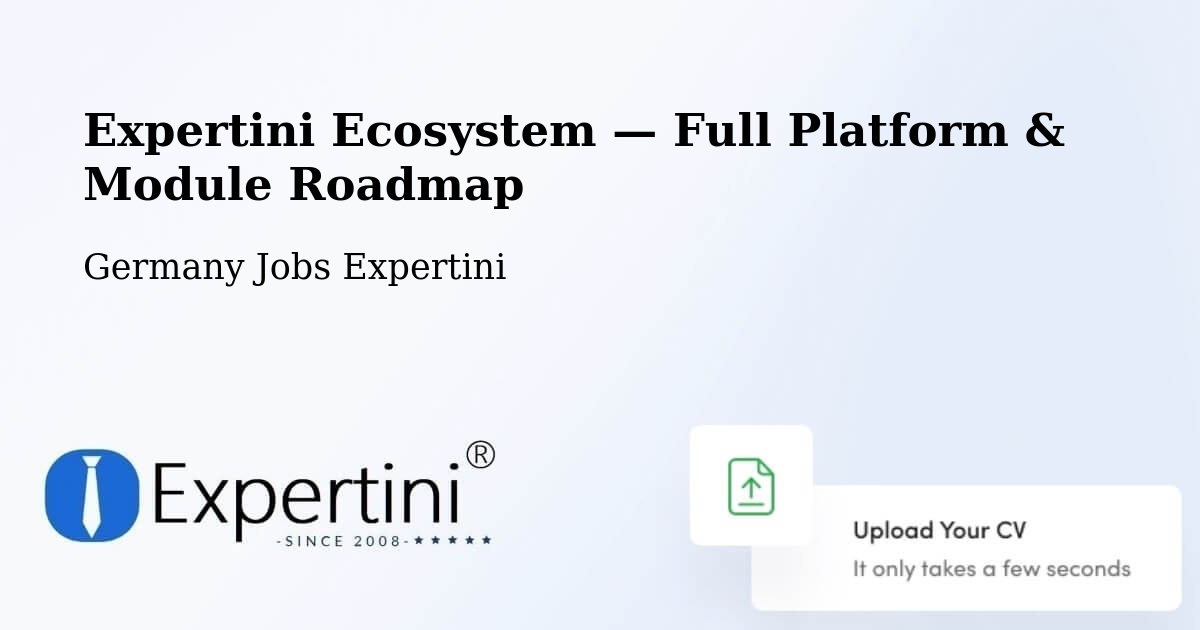 Expertini Ecosystem — Full Platform & Module Roadmap – Britten