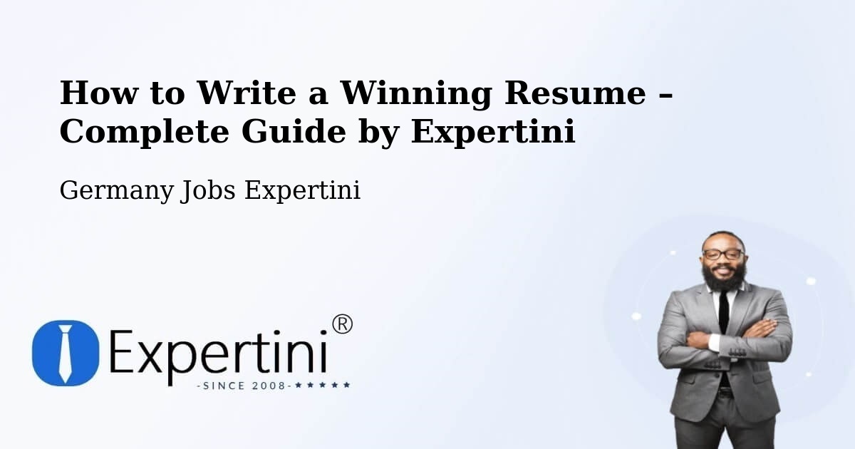Resume Writing Guide for Job Seekers – Britten - Britten, Germany Jobs Expertini